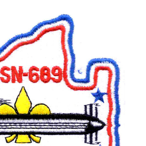 SSN-689 USS Baton Rouge Patch