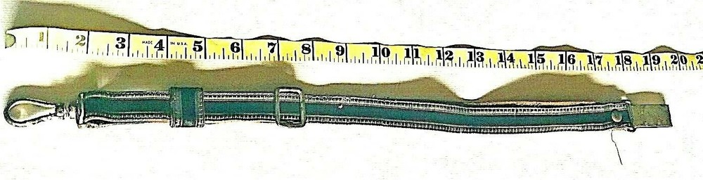 20" VINTAGE SILVER BUNYON MILITARY DRESS SWORD STRAP Leather