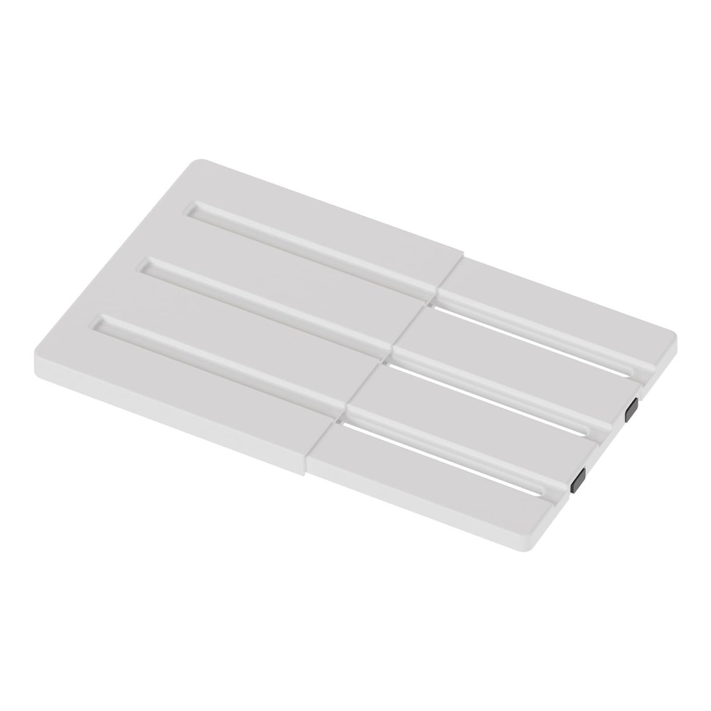 Adjust-A-Shelf Locker Shelf Adjustable Extending Organizer For School White