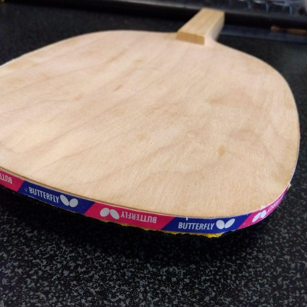 Butterfly Table Racket BIRIBA Performance Rubber RIGANspin