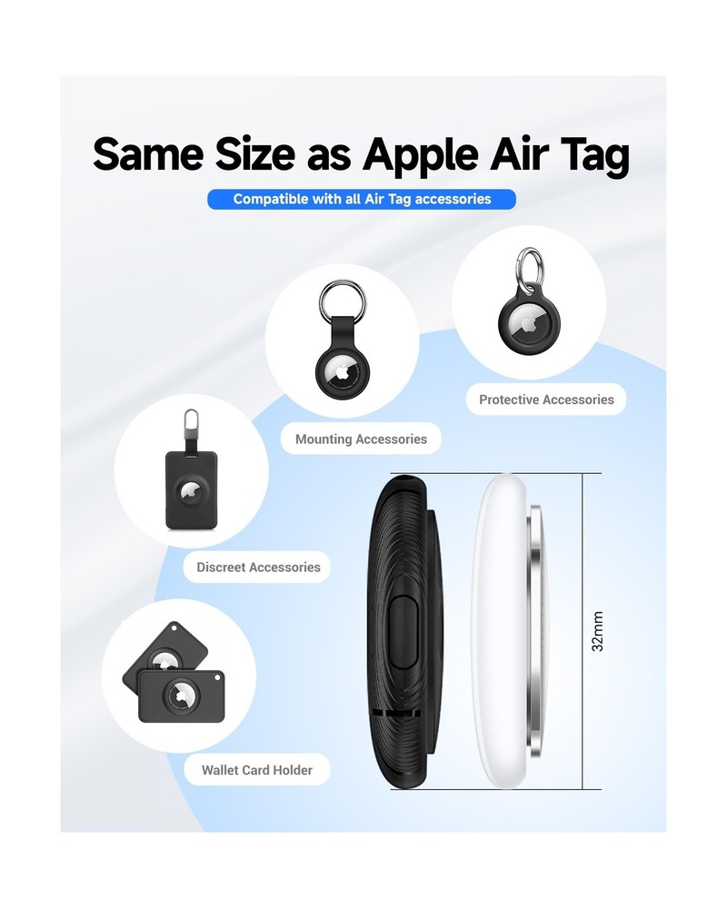 LiTag Duo - Tracker Tag for iOS and Android, Bluetooth Tracking Tag/Key Finde...