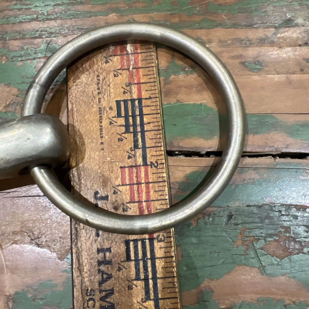 HS Herm Sprenger Never Rust Loose Ring Snaffle Bit 5 1/2 See Description