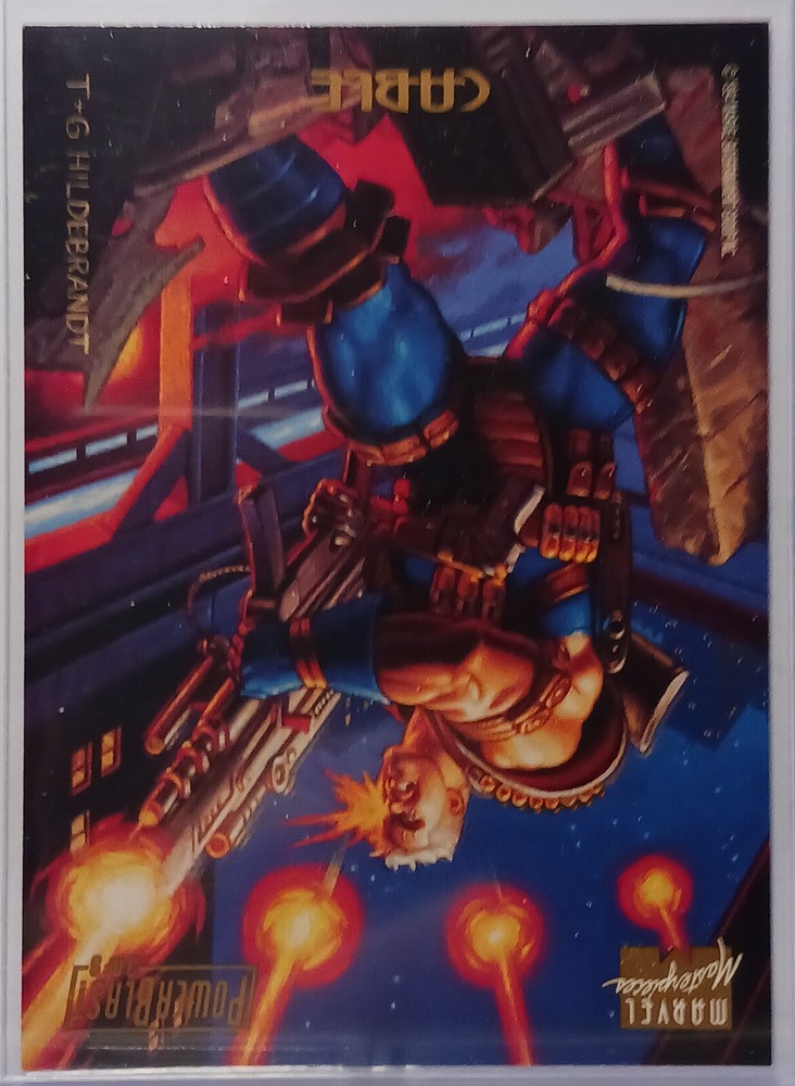 1994 Fleer Ed Marvel Masterpieces PowerBlast PB3 Cable