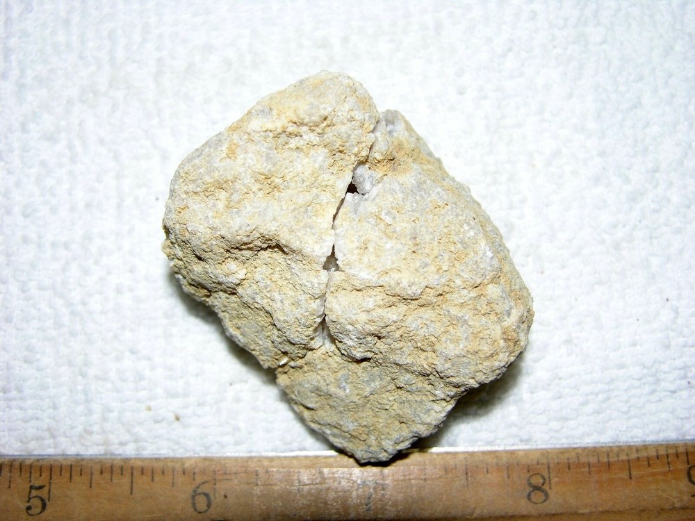 Geode pair opened with crystal centers 2 inch G81