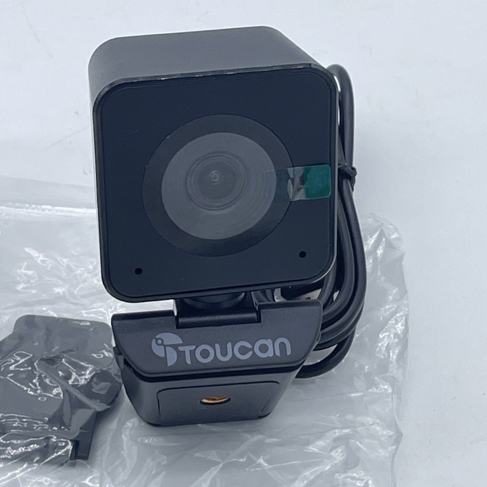 Toucan Connect Web Camera Full HD Plug & Play Light Correction 60 Fps