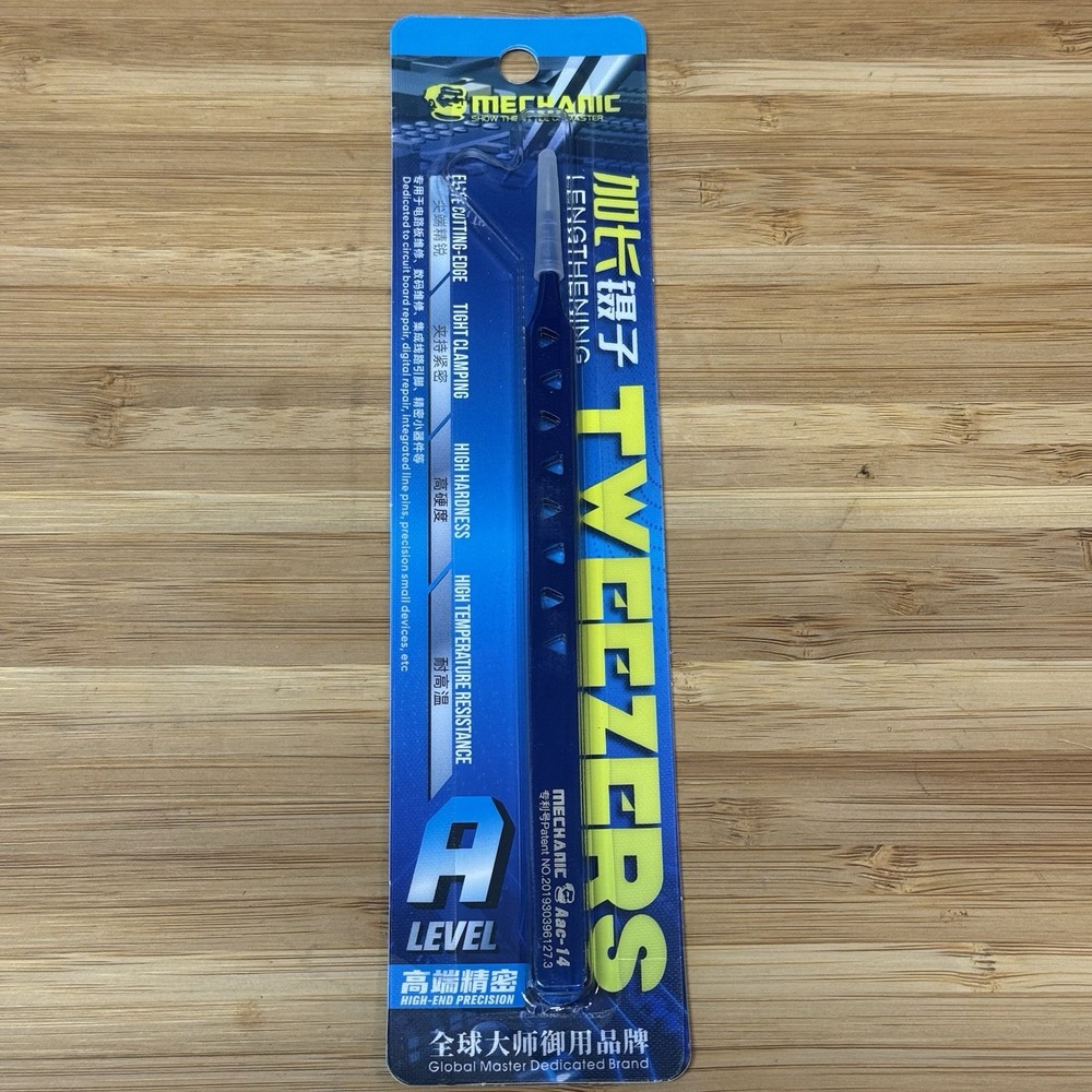 Mechanic Top Precision Electronics Tweezers Model AAC-14