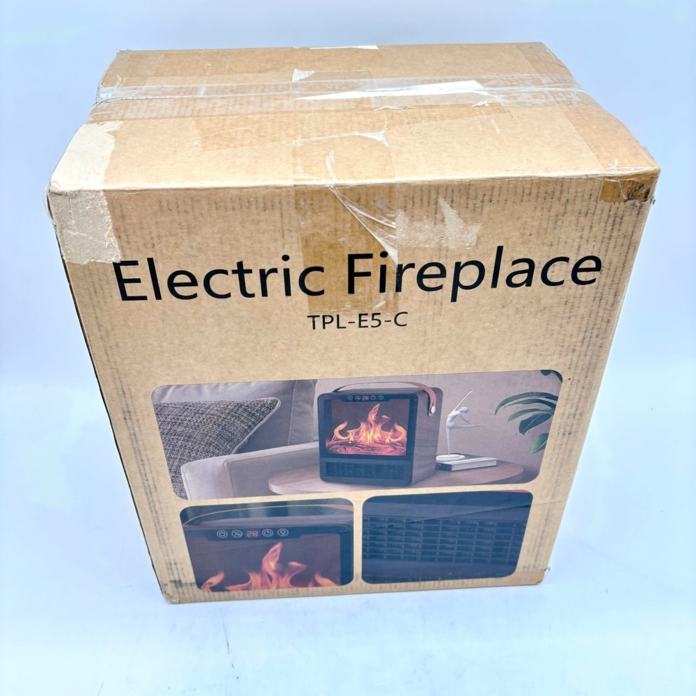 Electric Fireplace LED Flame 9.5 in 1500 Watts Model TPL-E5-C
