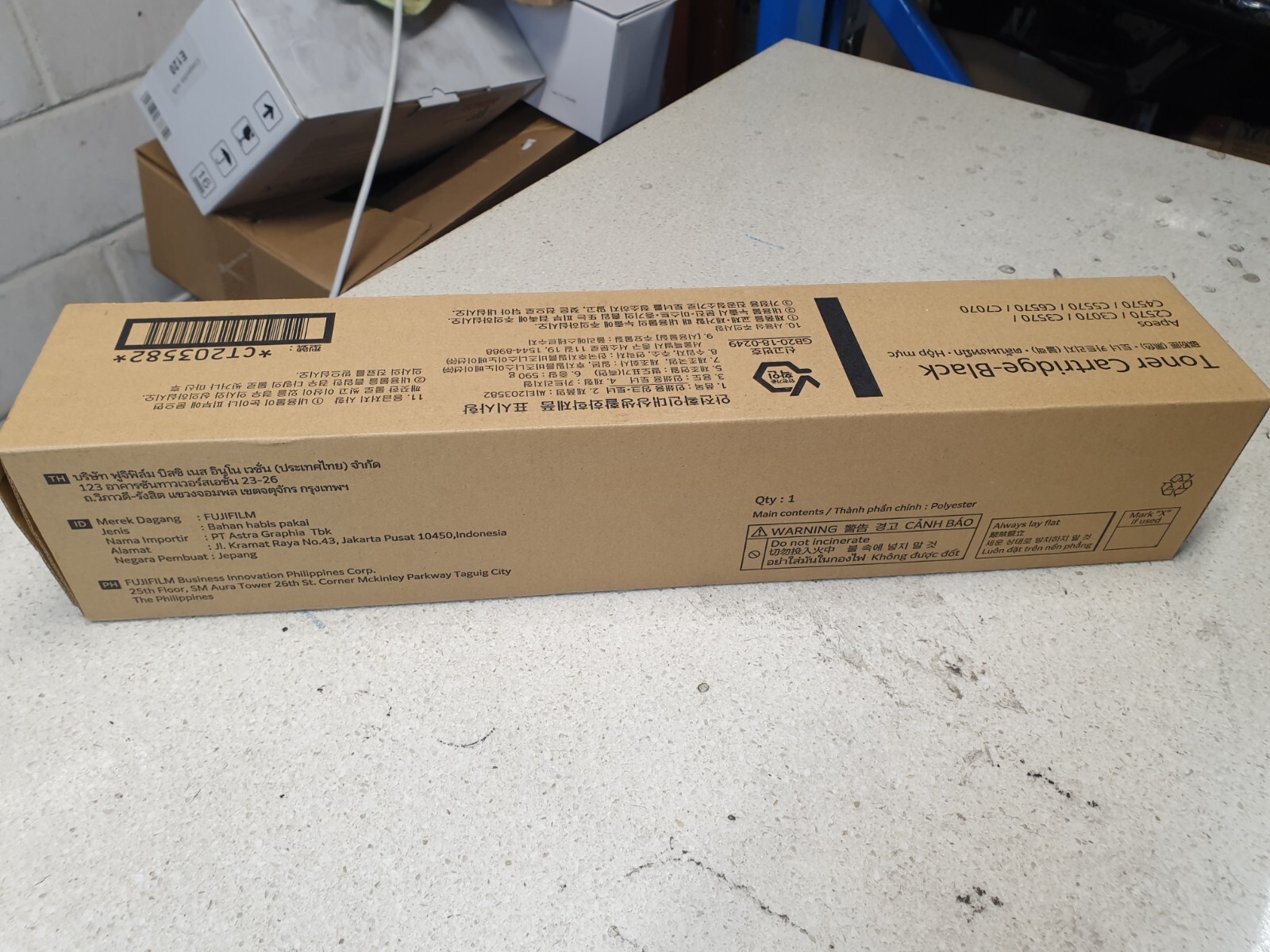 Genuine Fujifilm CT203582 Black Toner for Apeos C2570 C3070 C3570 C4570 C5570