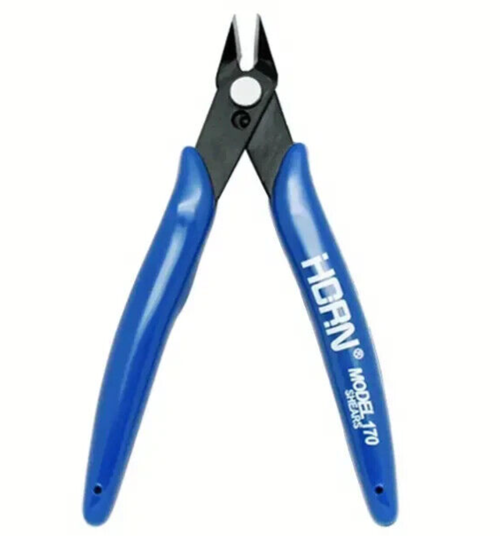 Nippers Sprue Snips Side Cutters for Bandai Gundam or AMT Model Kit runners DBLU