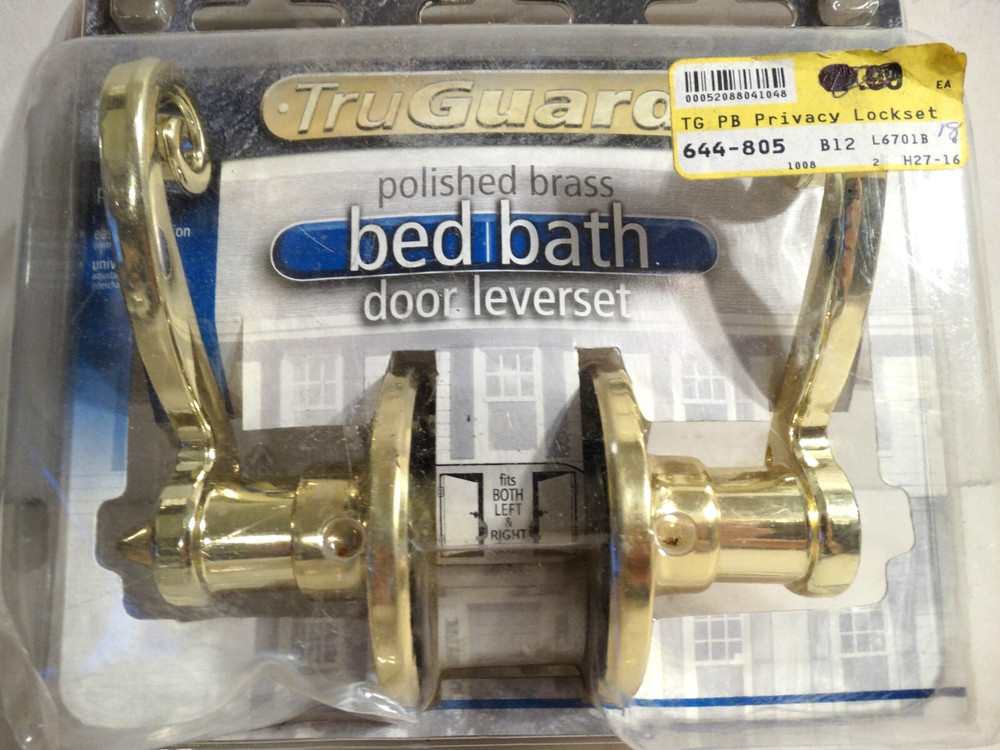 True Value TruGuard Door Leverset Bed Bath