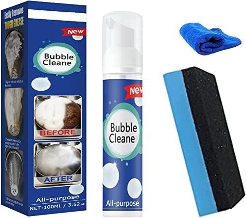 2 x Bubble Cleaner, All Purpose Bubble Cleaner Kitchen Deep Cleaning