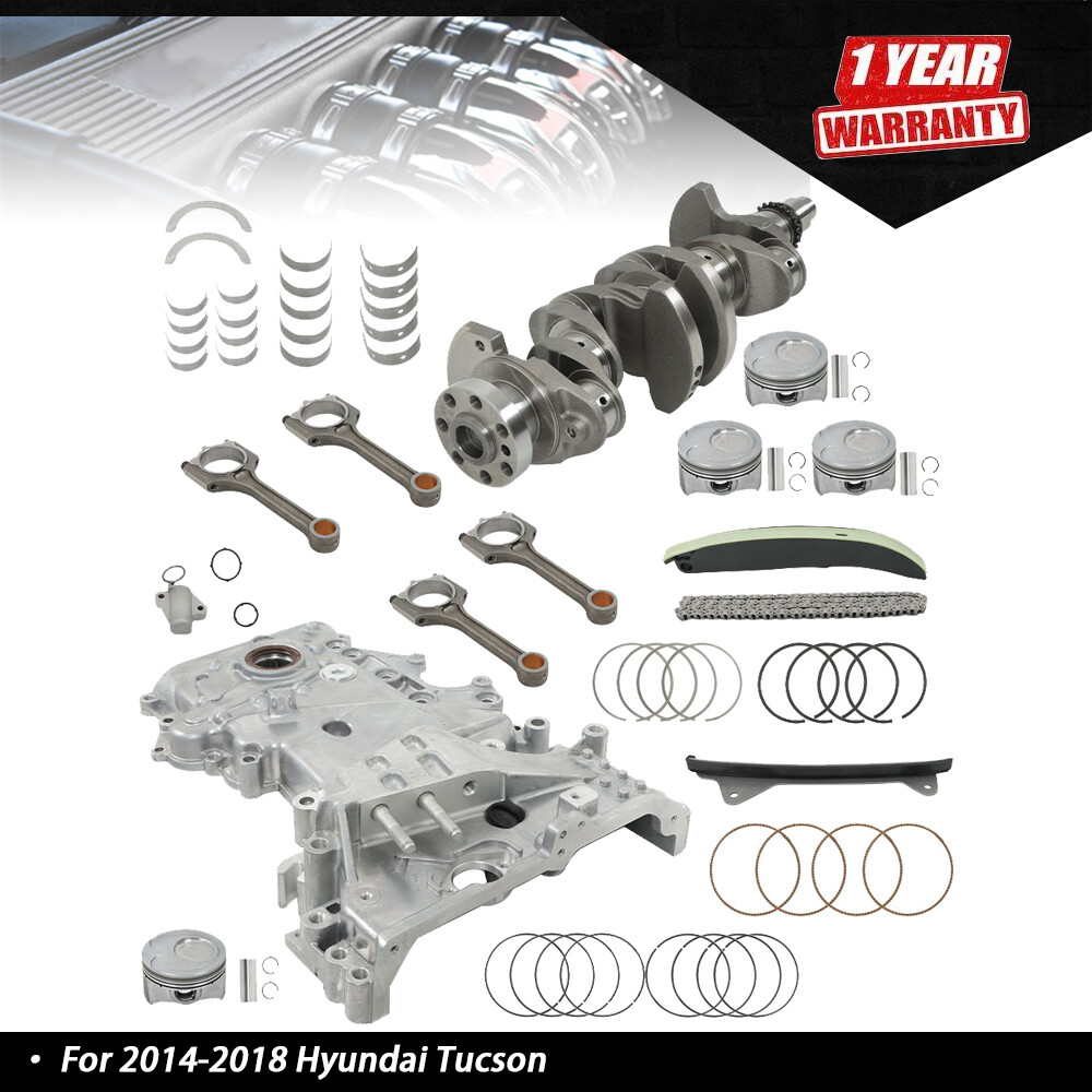 For 2014-2019 Kia Soul 2.0L Engine Rebuild Kit - Crankshaft Con Rods Timing Kit