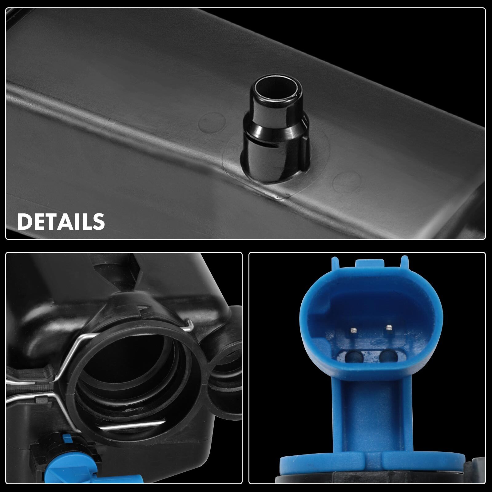 Overflow Coolant Reservoir Expansion tank with Sensor & Cap for BMW E46 E83 E53