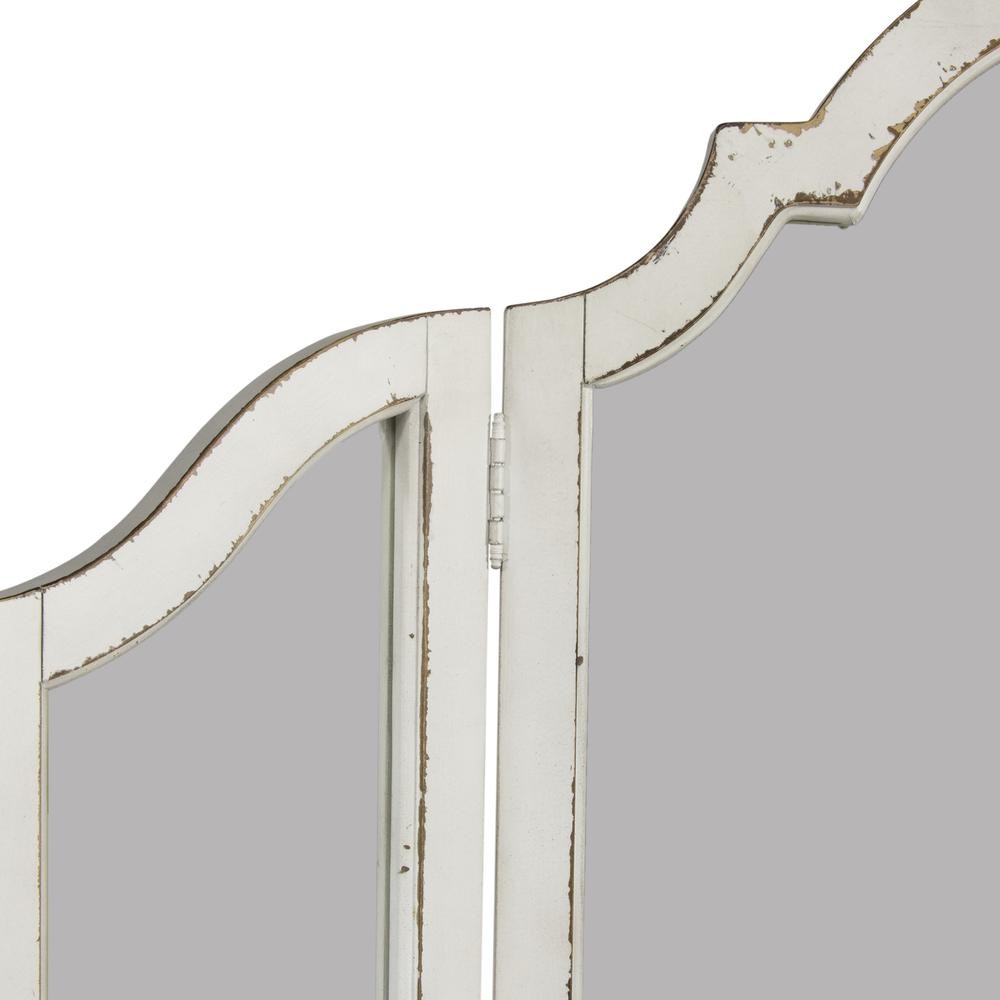 Magnolia Manor 3 Piece Vanity Set in Antique White