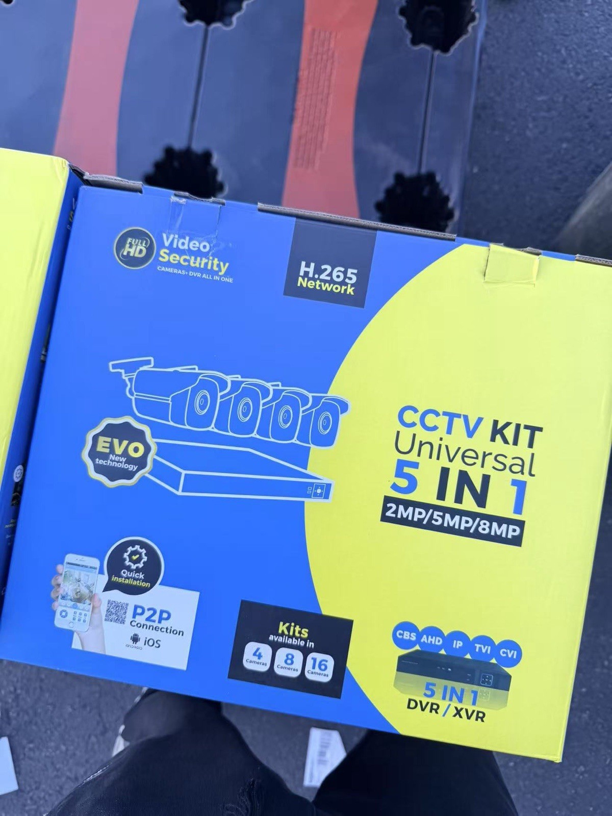 VORGUT Wired Security Camera System 4CH DVR 5MP Lite 4x3MP Cameras 500GB