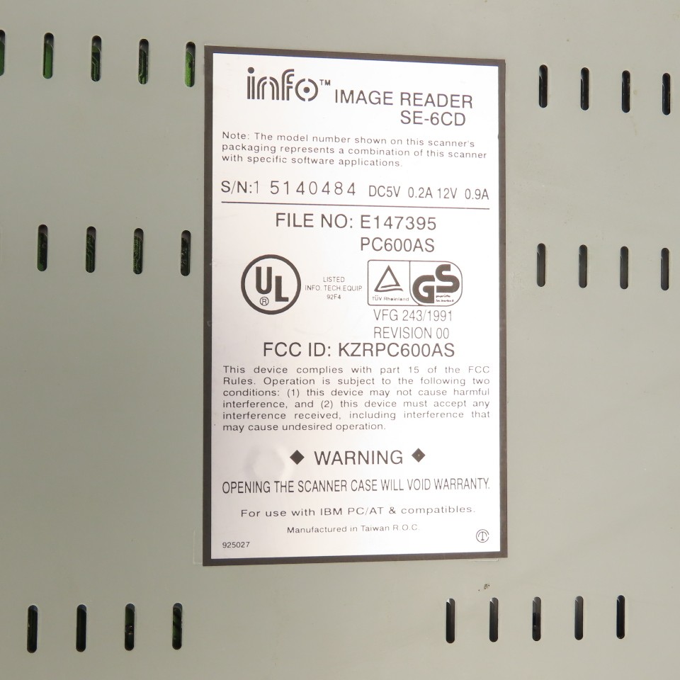 Info SE-6CD Image Reader Vintage Scanner