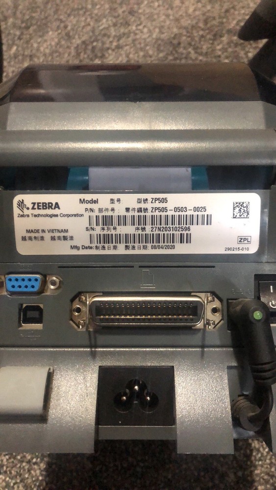 Zebra Barcode Printer