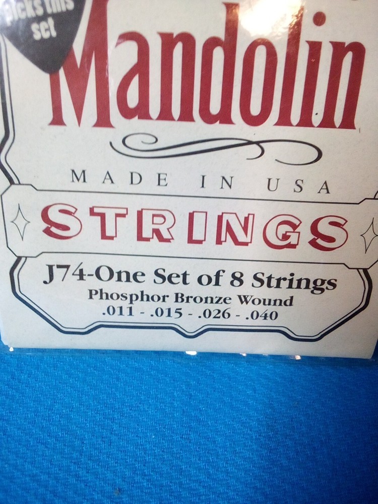 D'Addario J74 Mandolin Strings - Medium - Phosphor Bronze BRAND NEW