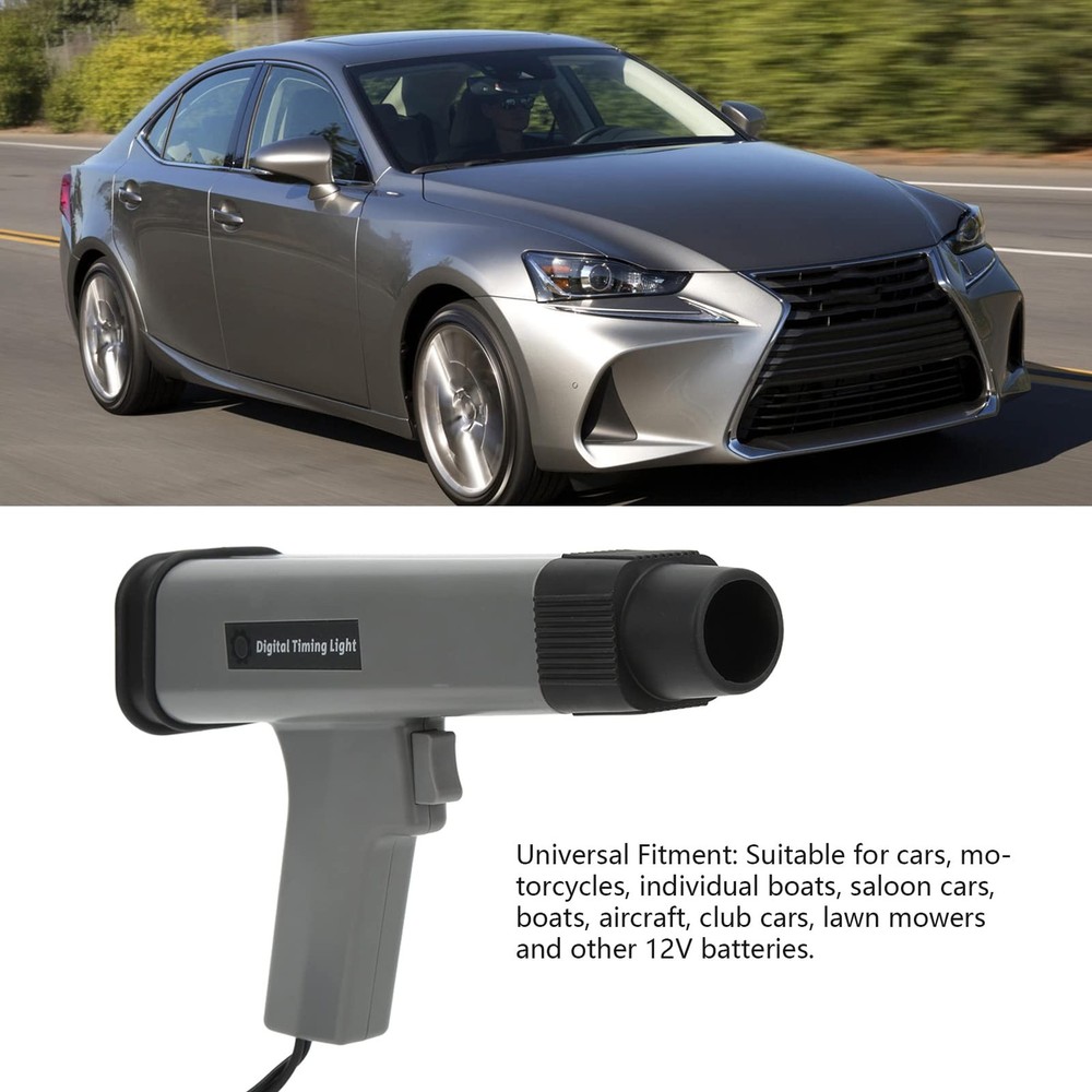 Digital Motor Timing Light, Inductive Strobe Timing Light, 12V IGNITION TIMI...