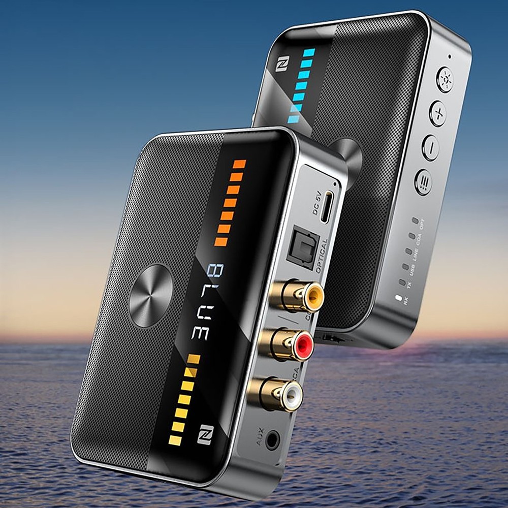 High Sensitivity 5.3 Bluetooth NFC Transmitter Receiver Stereo Audio Adapter