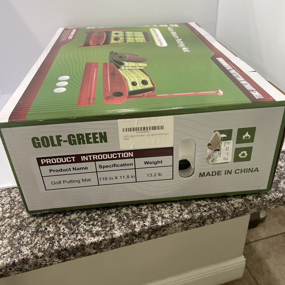 Golf Green Auto Return Putting Mat