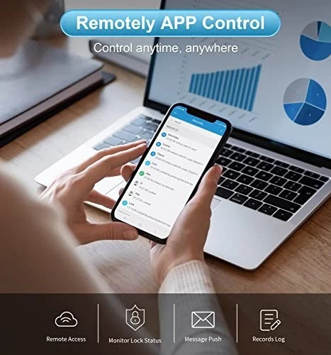 G2 Gateway, Smart Deadbolt WiFi Gateway, Remote Control, Compatible with DD