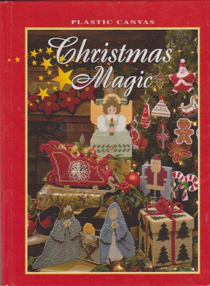 OOP!!VTG!!HB PLASTIC CANVAS CHRISTMAS MAGIC 58 PROJECTS