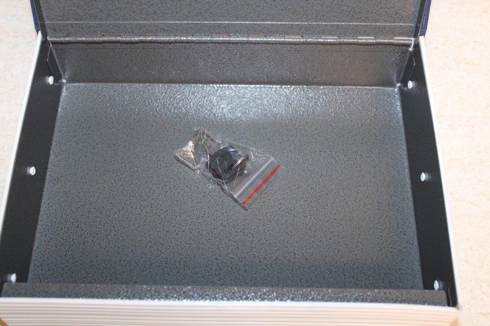 Personalized Monogram "T" Fire Resistant Safe Lock Box Looks Like Encyclopedia