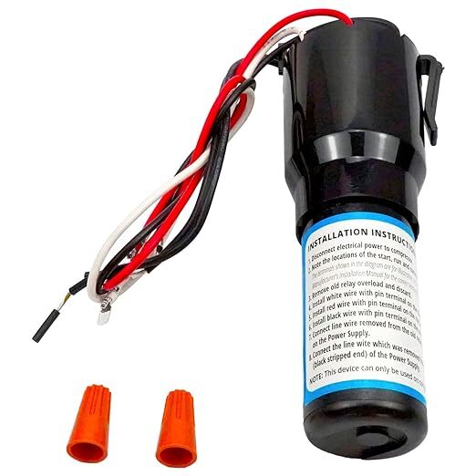 3Pcs RCO210 3 in 1 Relay Hard Start Capacitor Kits Refrigerator 1/2 HP 115VAC