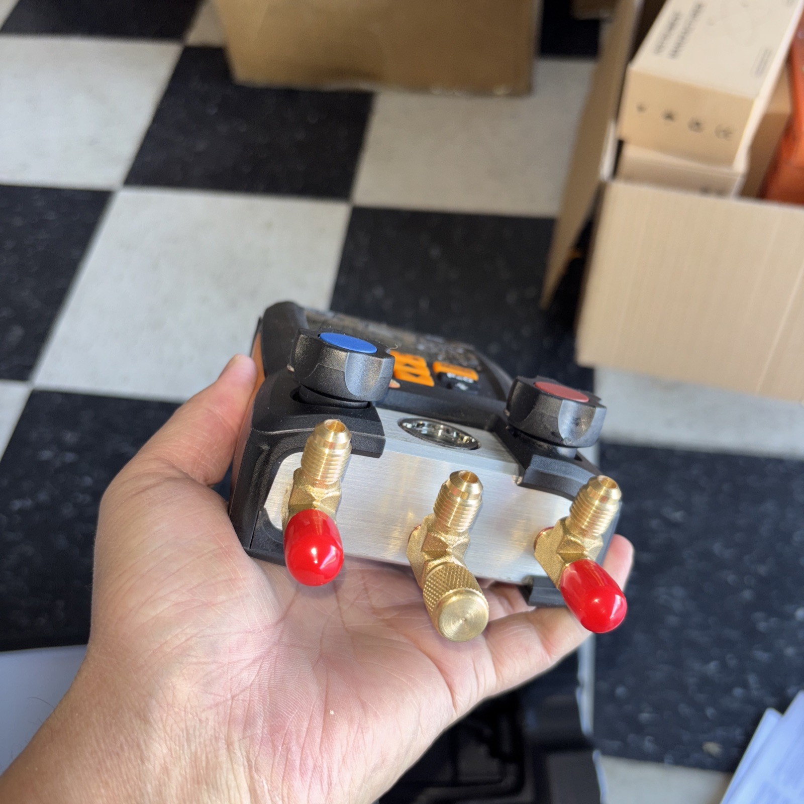 Testo 549 Digital Manifold – HVAC/R Refrigeration Gauge New