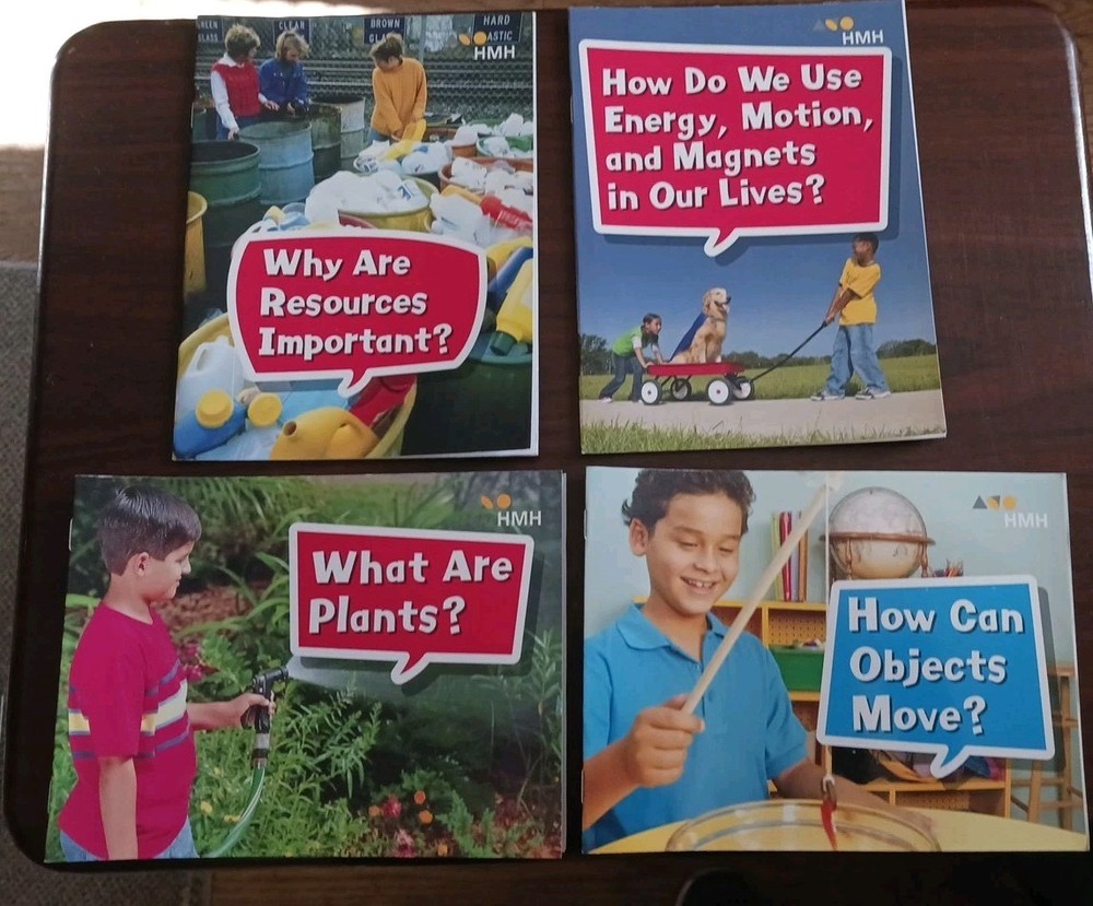 4 Childrens HMH Learning Books