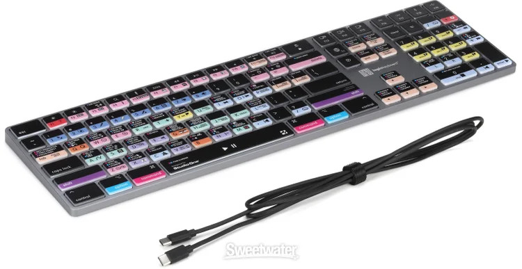 LogicKeyboard Titan Wireless Backlit Keyboard for Studio One - Mac