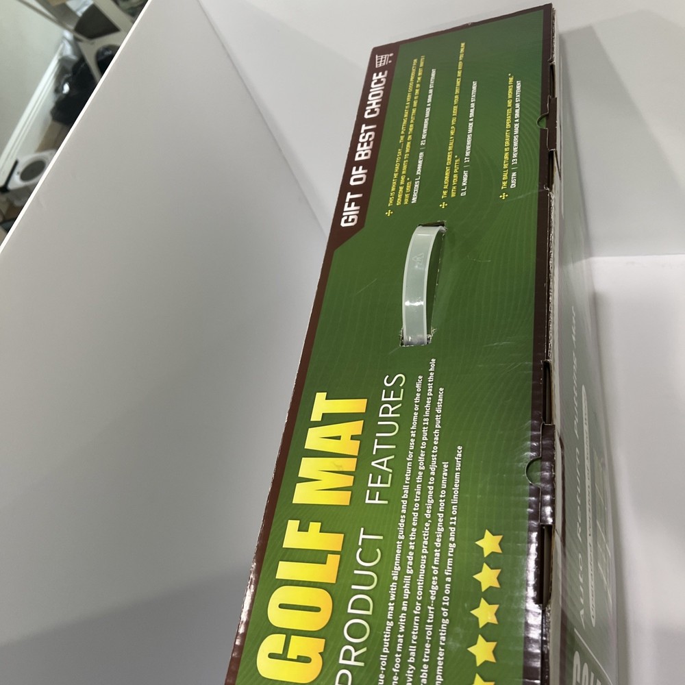 Golf Green Auto Return Putting Mat