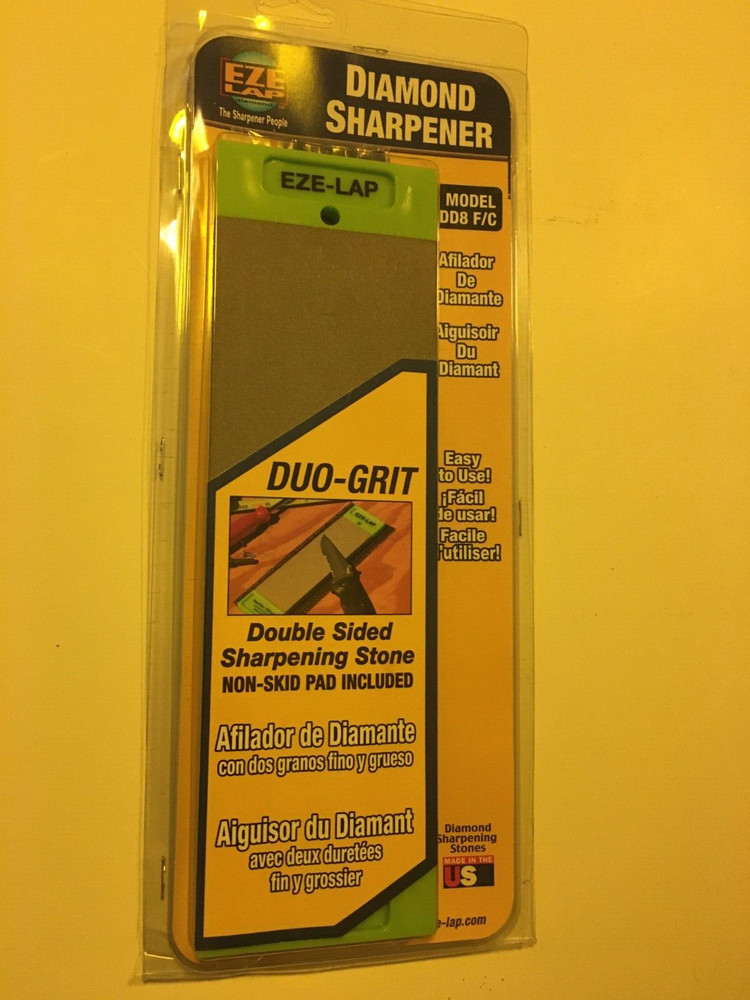 EZELAP DUOGRIT DIAMOND SHARPENER DD8 FINE/COARSE   NEW