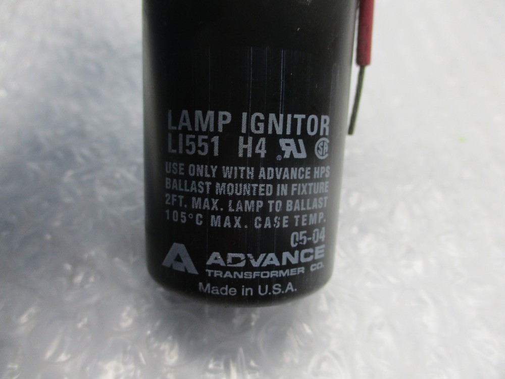 ADVANCE TRANSFORMER LI551 LAMP IGNITOR NSNP