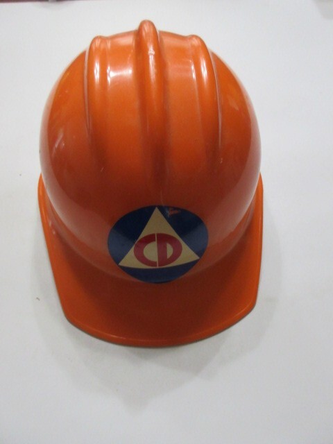 Orange Hard Boiled CD helmet