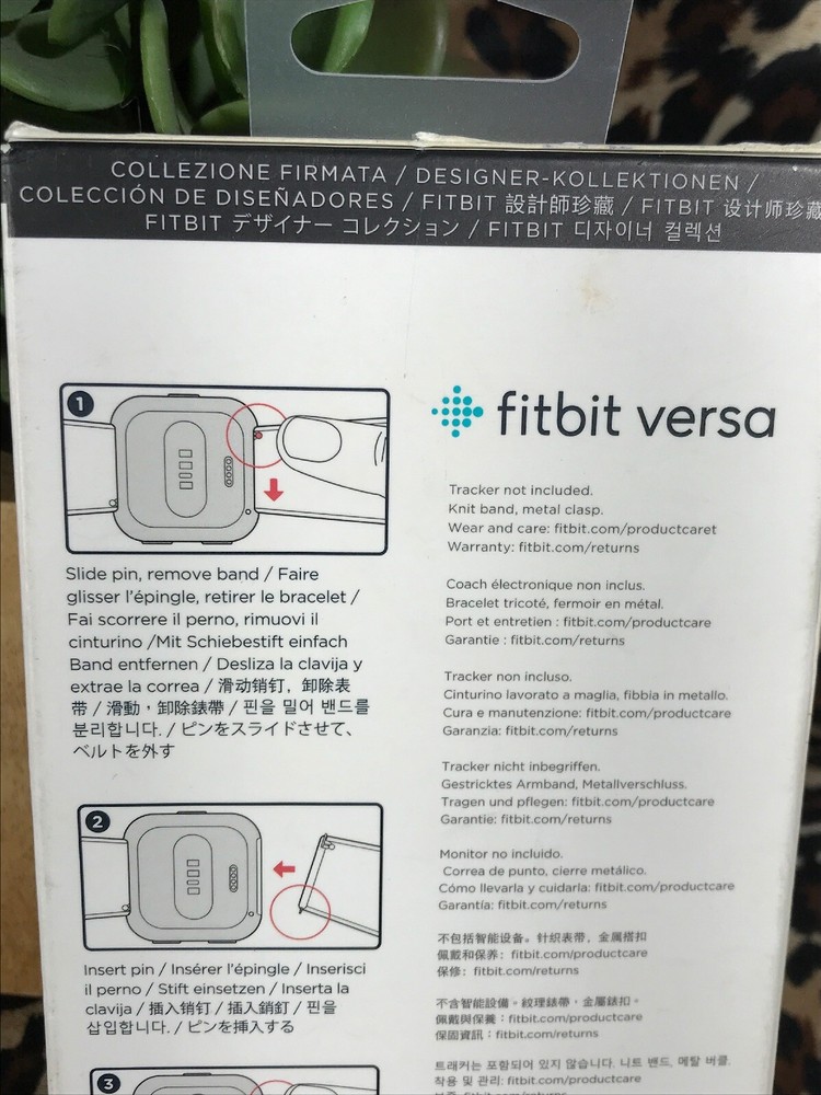 New Fitbit Versa Small Knit Accessory Band Genuine Fitbit + PH5
