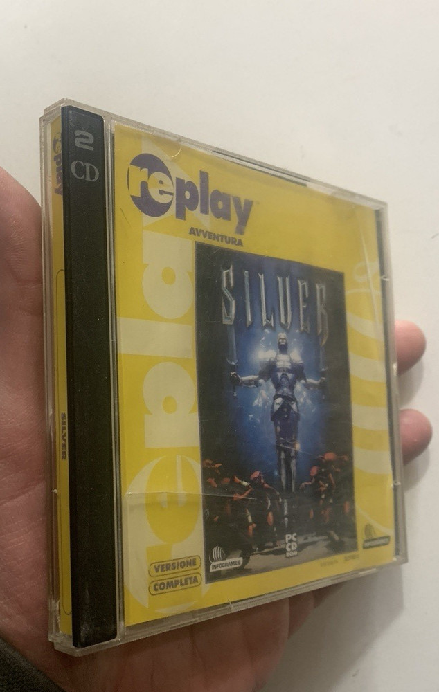 CD PC GAME ITA SILVER FULL VERSION REPLAY ADVENTURE DOUBLE CD