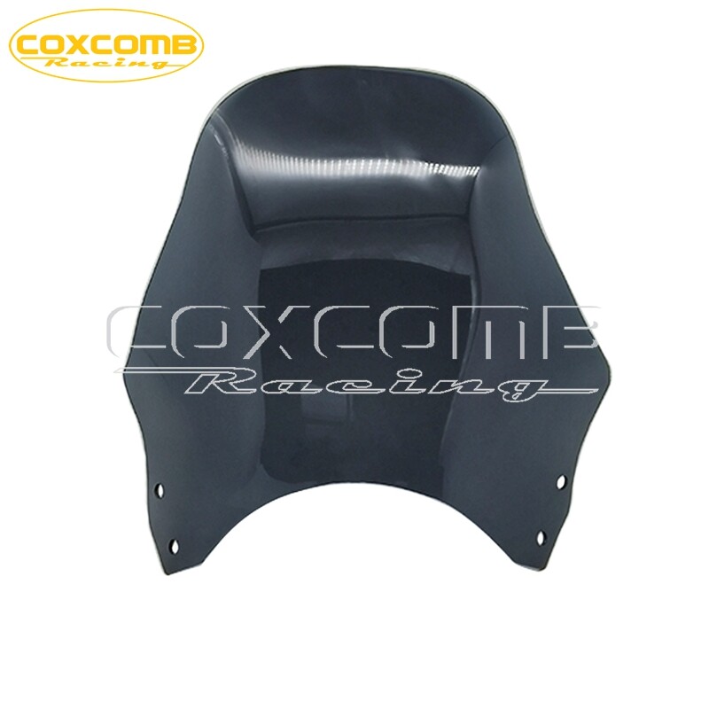 Universal Front ABS Plastic Smoke Windshield Windscreen For Suzuki Honda Yamaha