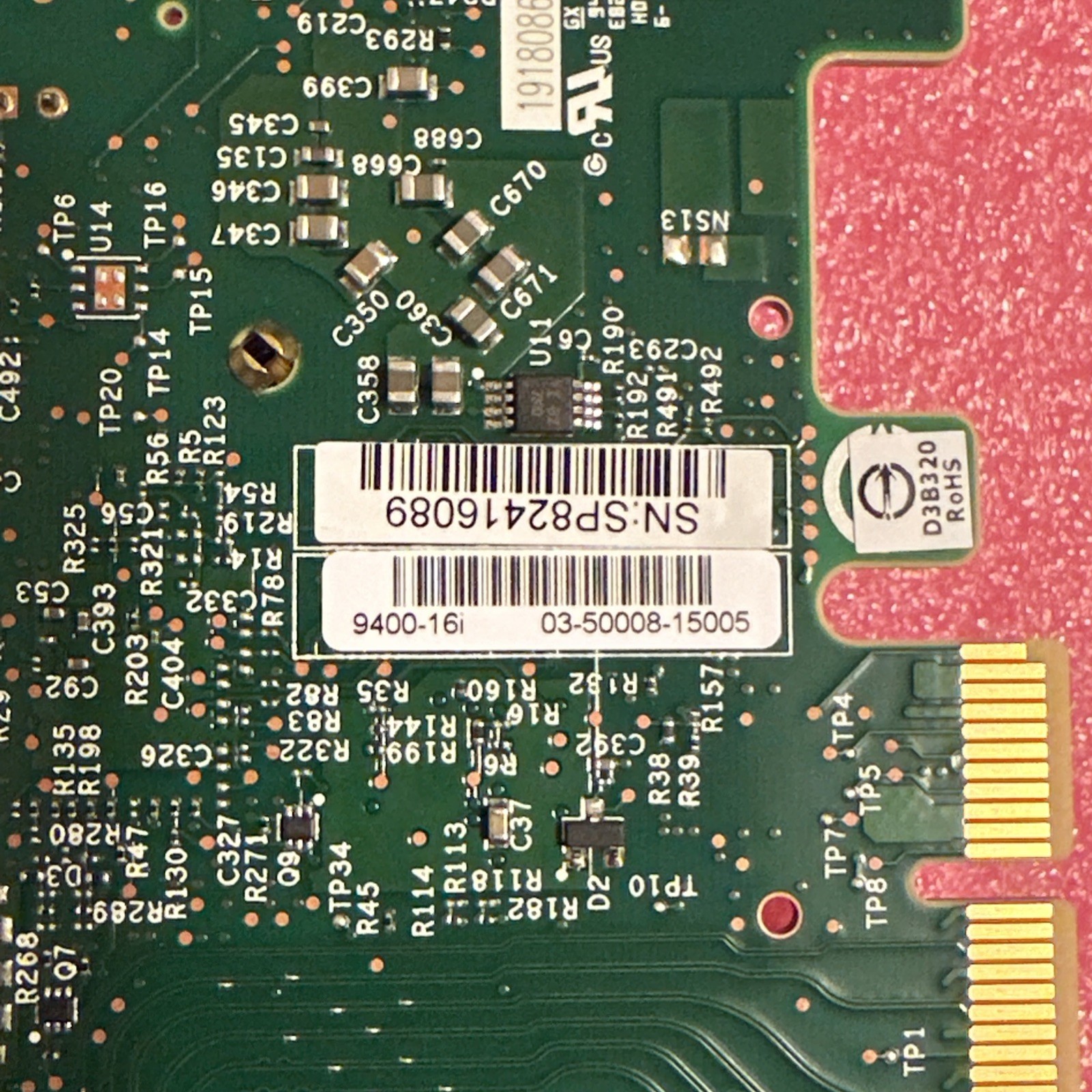 LSI 9400-16i PCIe 3.1 x8 NVMe SAS SATA Tri-Mode HBA Controller ✅ LOW Profile ✅