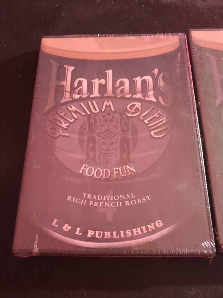 2 Magic DVD's Harlan's Food Fun And Deck Aid
