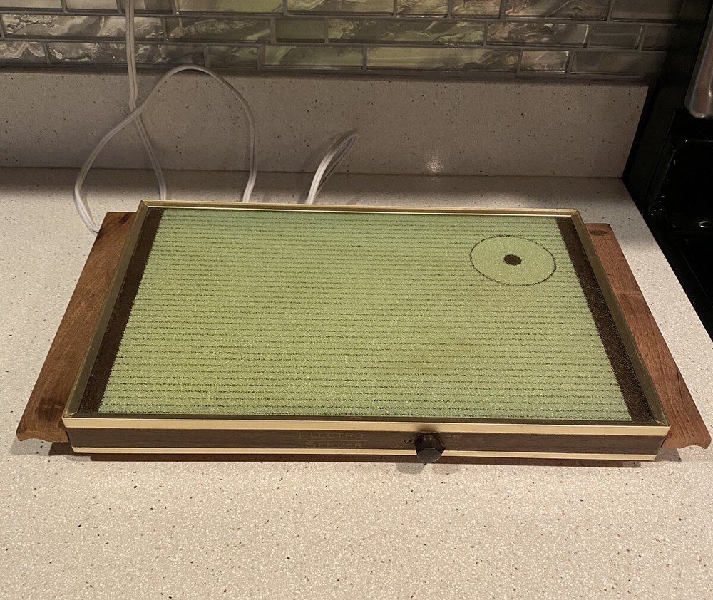 Cornwall Electric Tray Model 1341 Heating Warming Mid Century Modern Hot Plate