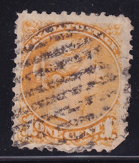 ubs20 Canada 1870-89 Sc#35, 35a - Perf 12