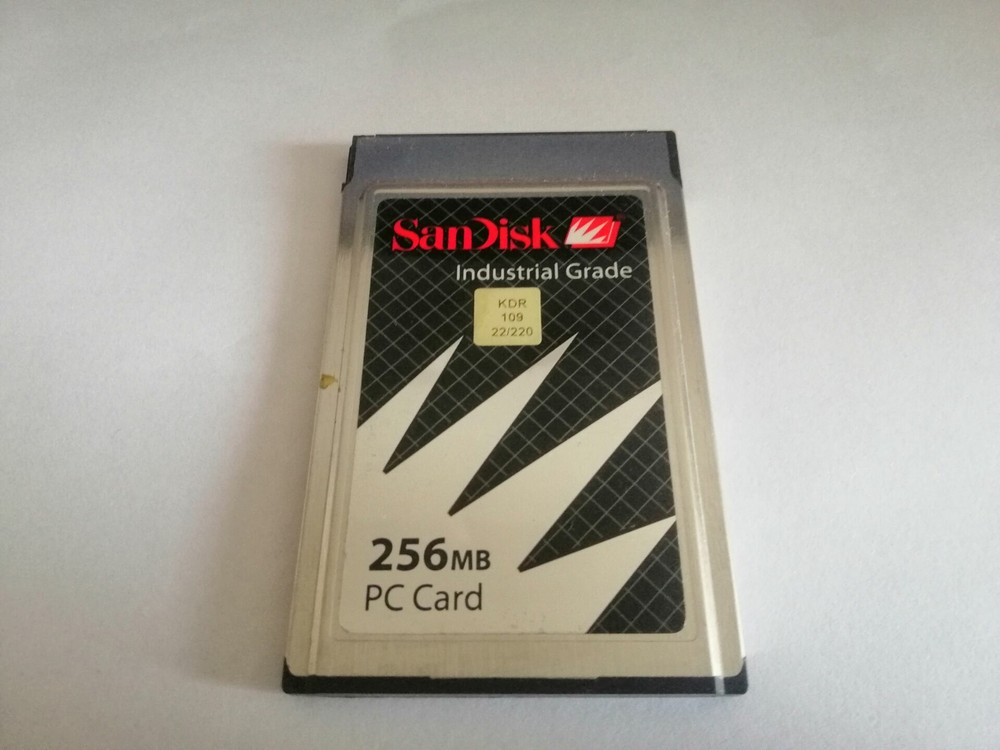 Sandisk industrial grade 256MB PC CARD