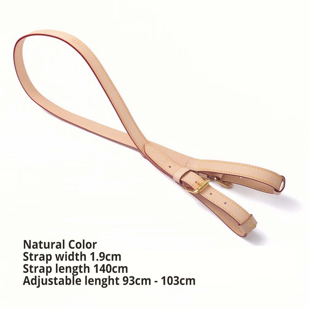Adjustable Leather Straps - Natural and Honey Colors