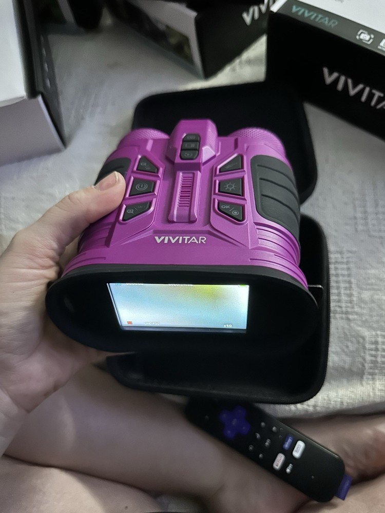 Vivitar Digital Camera Binoculars Night Vision 18x Zoom, Multi-Color, Compact