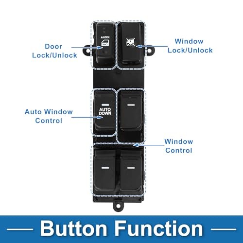 Power Window Switch Front Left Driver Side Window Control Switch for Kia Soul