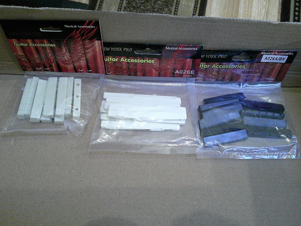 COMP SADDLES & STRING NUT ASSORTMENT- 30 PC TOTAL