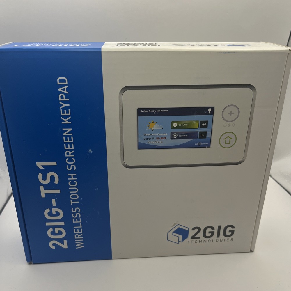 2GIG-TS1 Secondary Touch Screen Security Wireless Keypad Alarm System