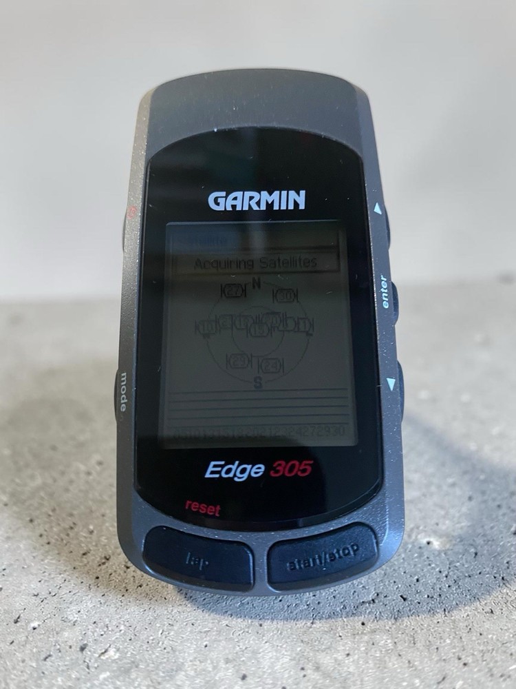 Garmin Edge 305 GPS Cycling Computer Map Navigation System Tested WORKS